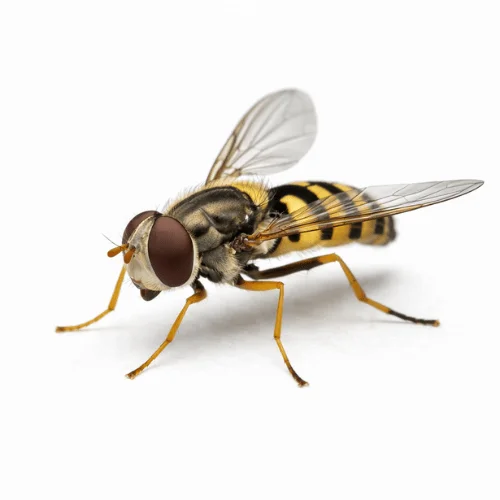 Hover fly found in Queensland gardens and flowering plants